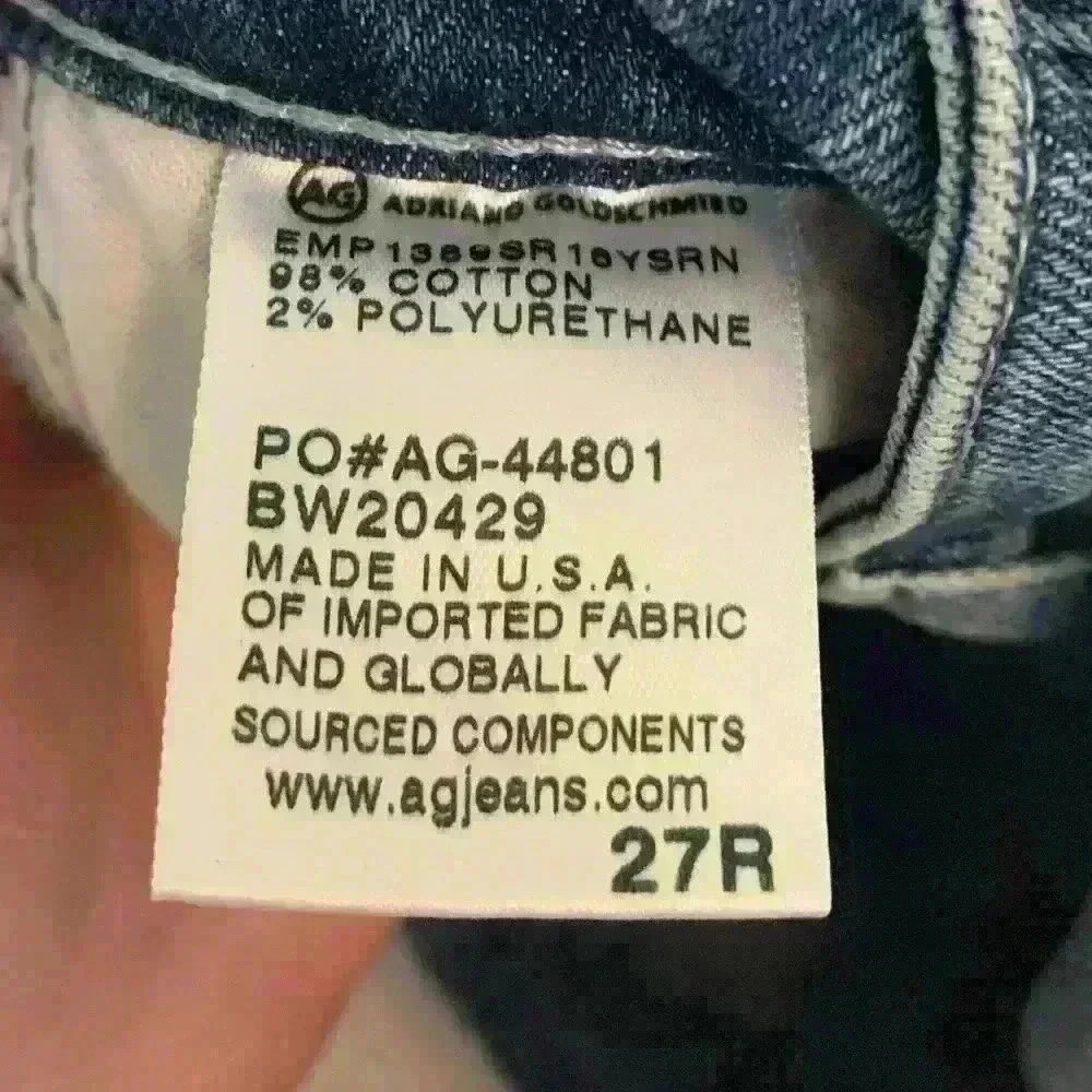 AG Adriano Goldschmied The Legging Ankle Super Skinny Ankle Jeans, Women’s 27R - Picture 10 of 12